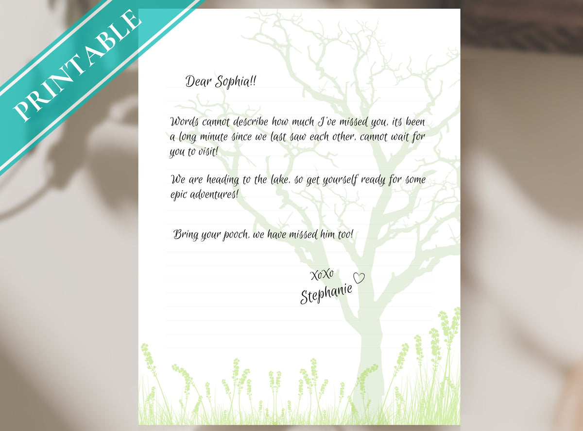 Nature Trees Stationery