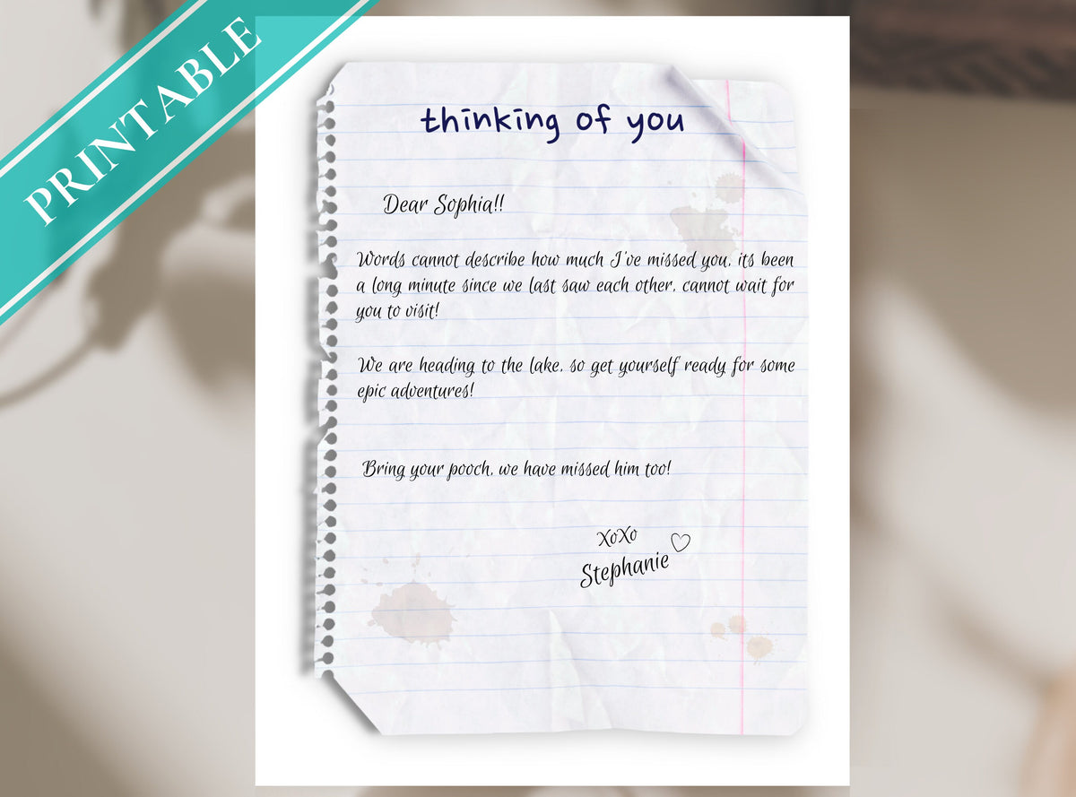 Thinking of You Stationery