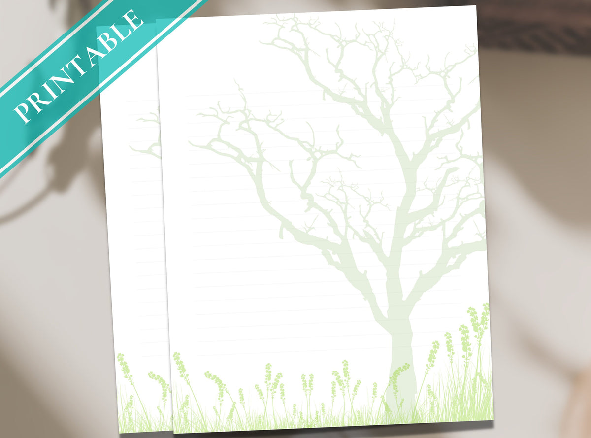 Nature Trees Stationery