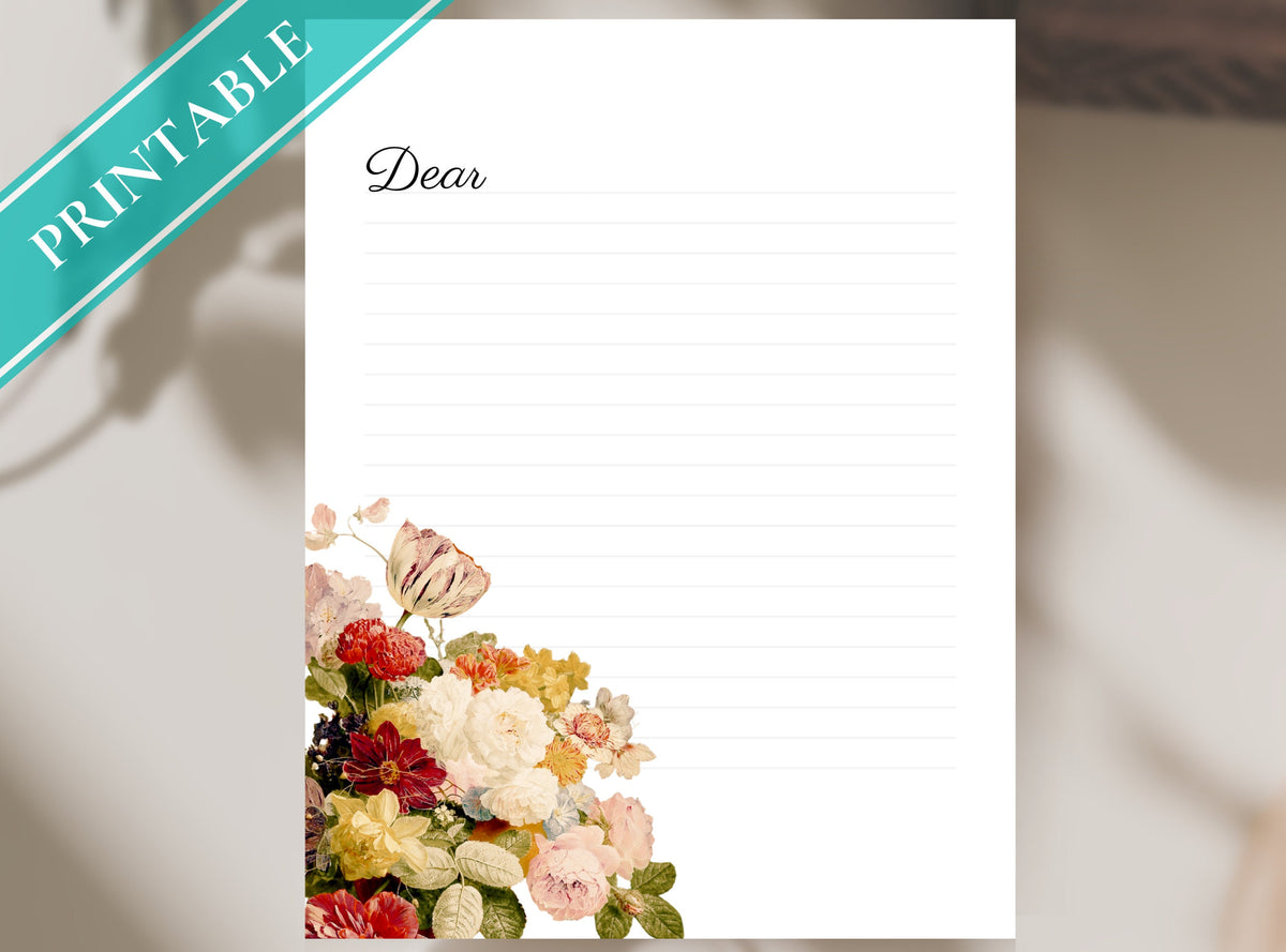 Vintage Florals Stationery