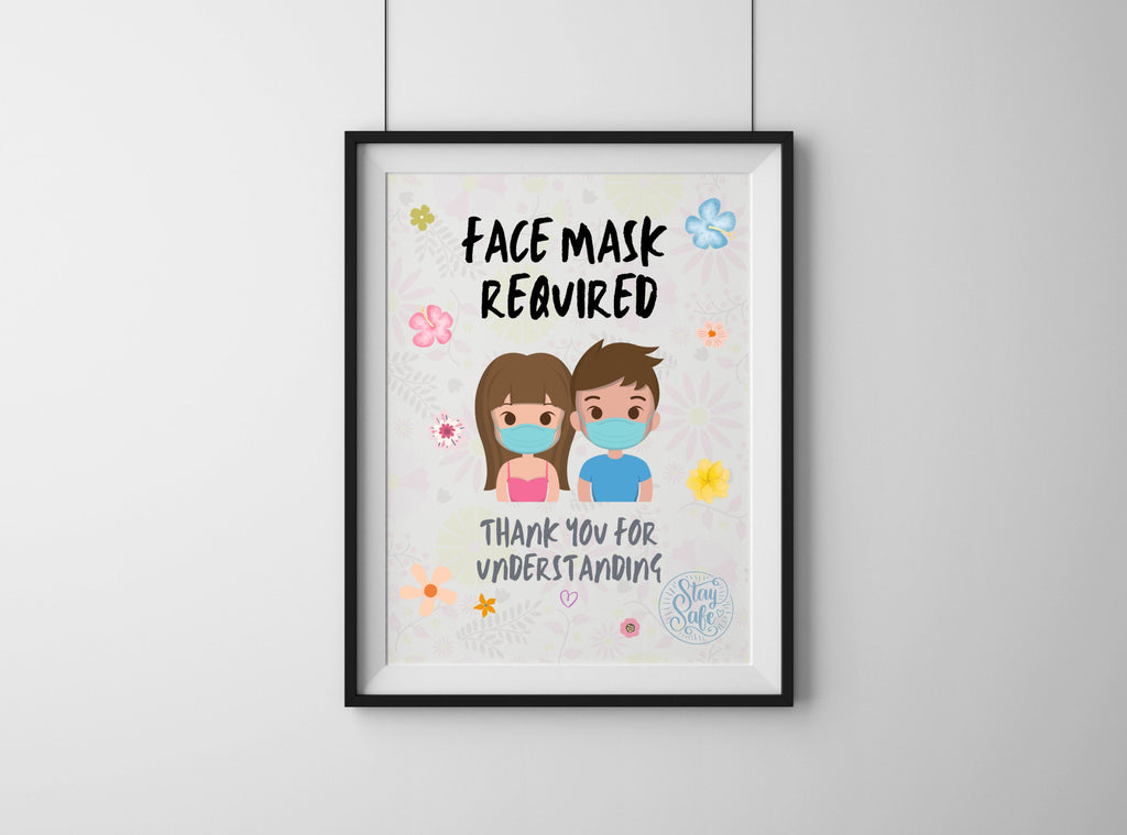 Face Mask Required Sign – Friendly Printable Door Notice