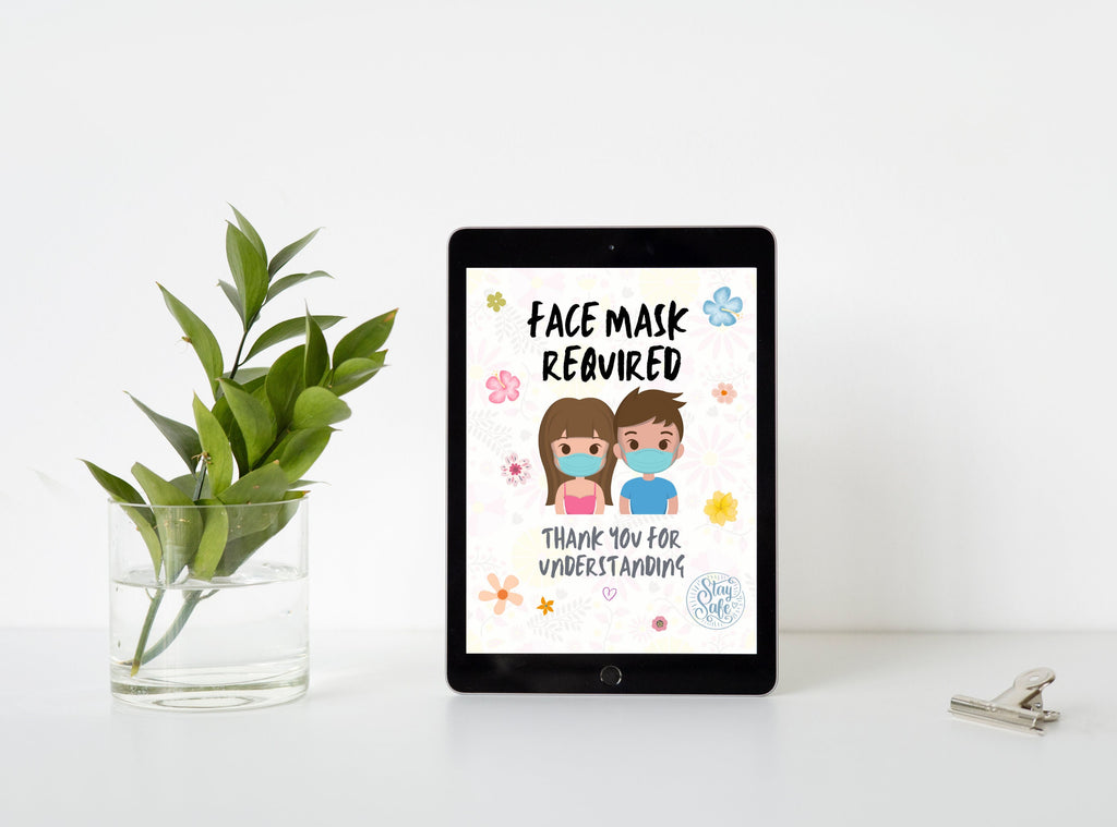 Face Mask Required Sign – Friendly Printable Door Notice