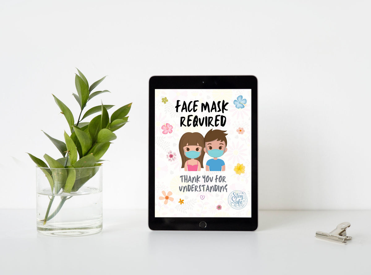 Face Mask Required Sign – Friendly Printable Door Notice