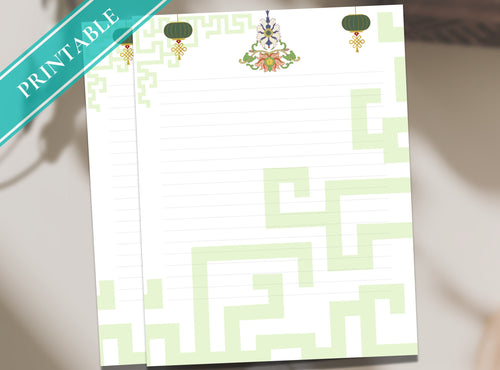 Asian Lantern Stationery