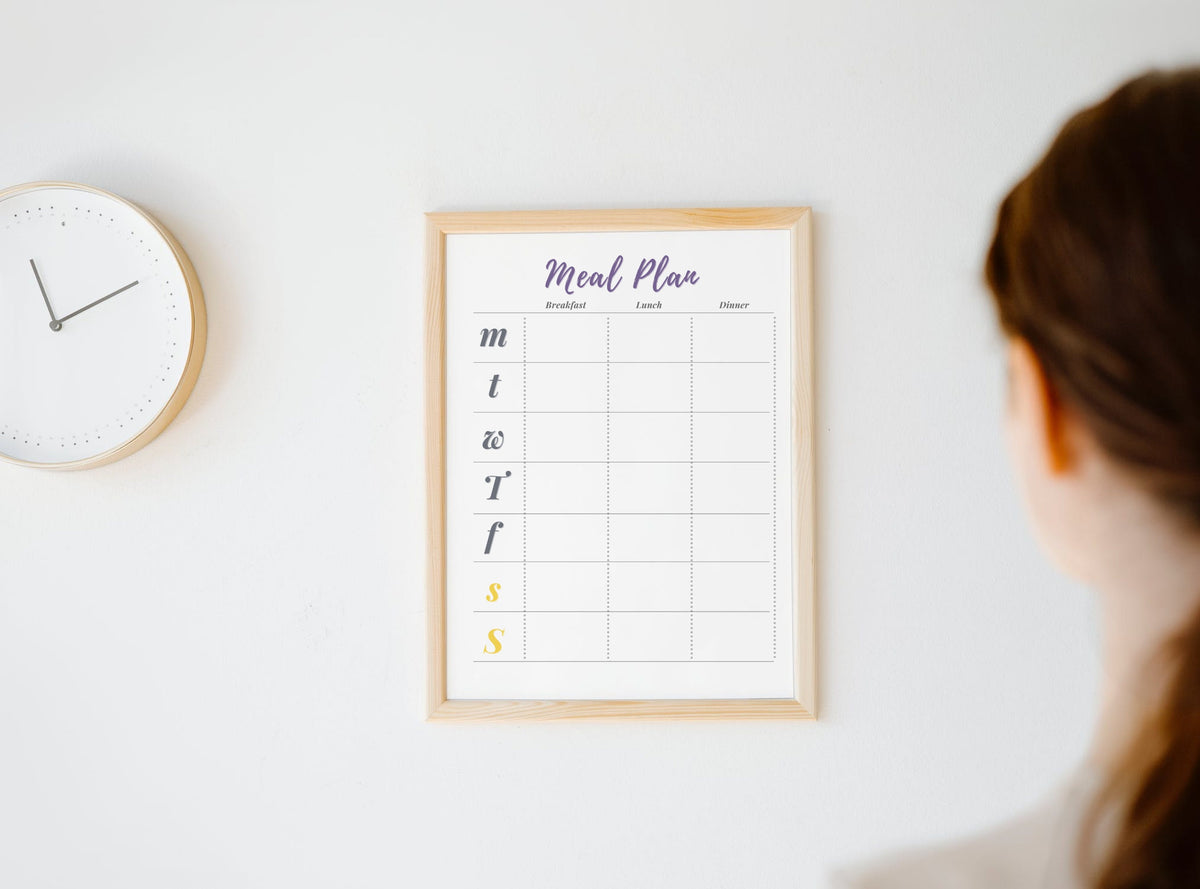 Printable Weekly Meal Planner – Menu & Shopping List