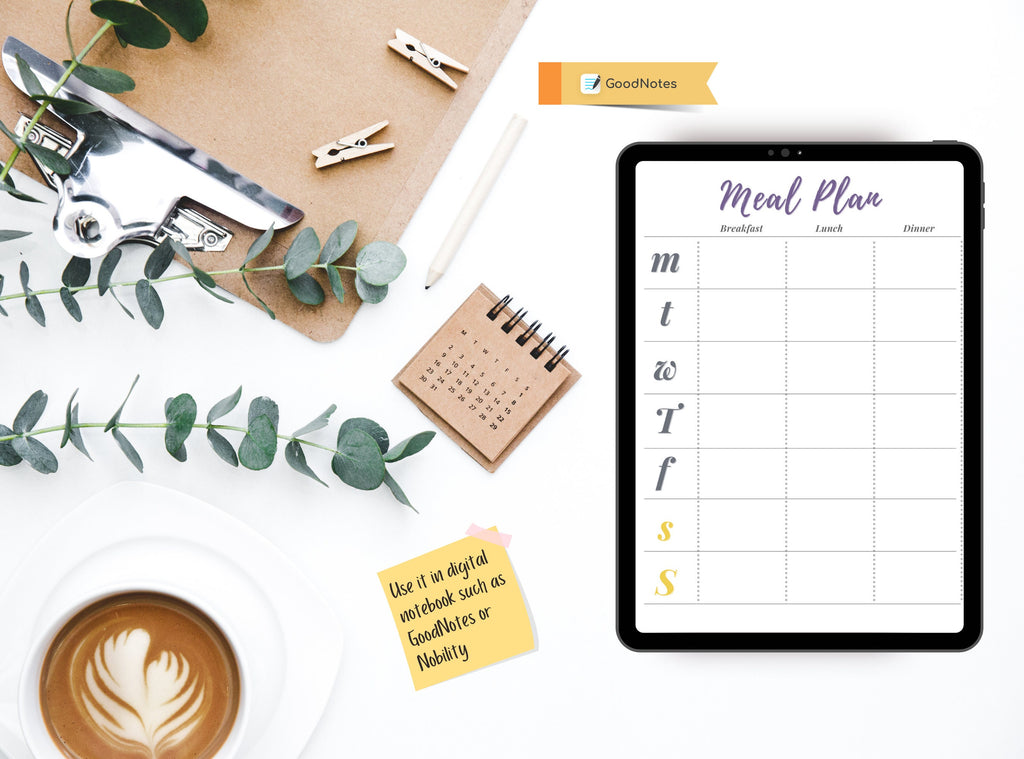 Printable Weekly Meal Planner – Menu & Shopping List