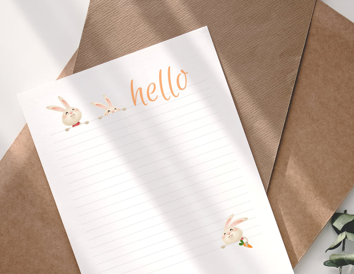 Bunnies & Sweets Stationery