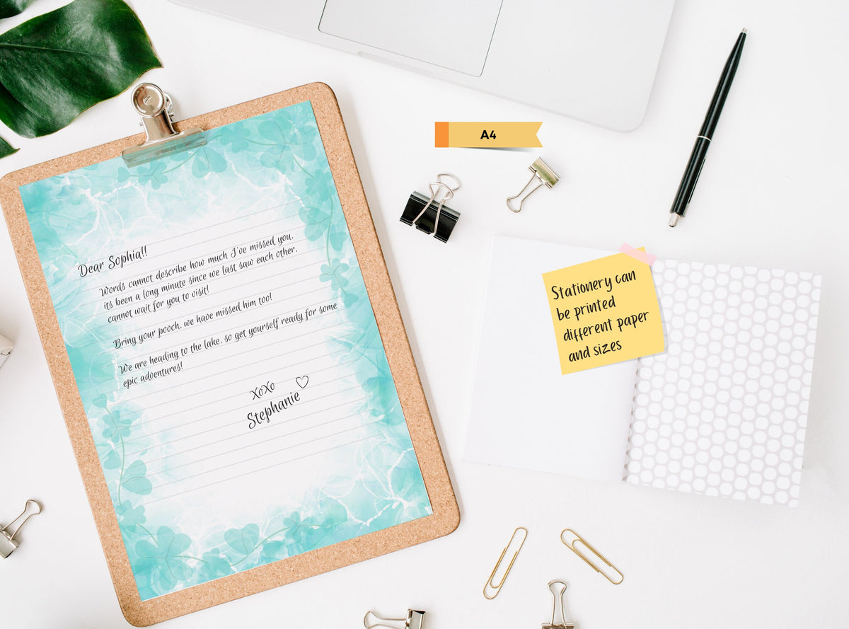 Shamrock Clover Stationery