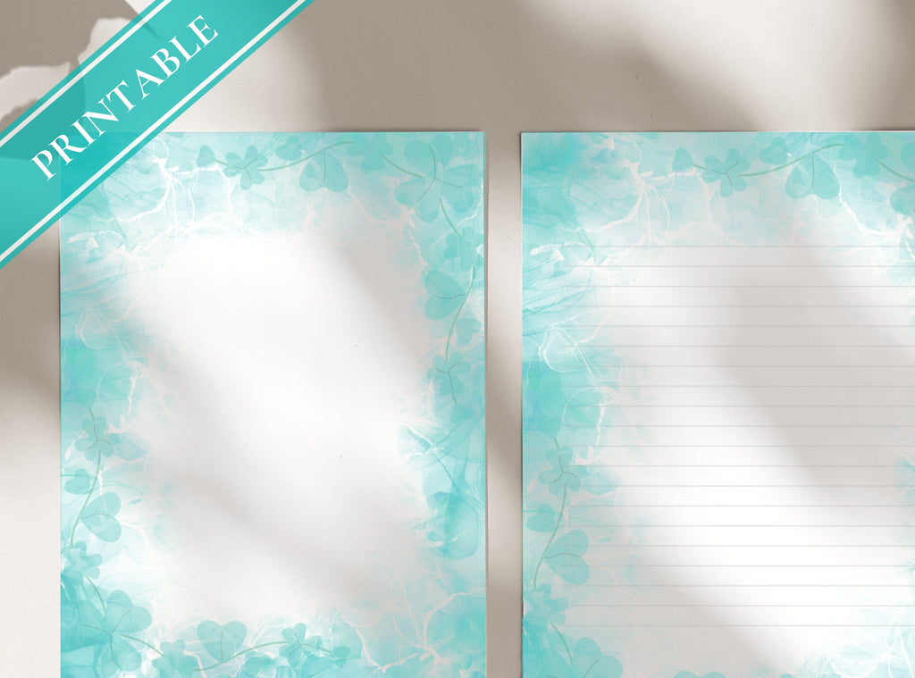 Shamrock Clover Stationery