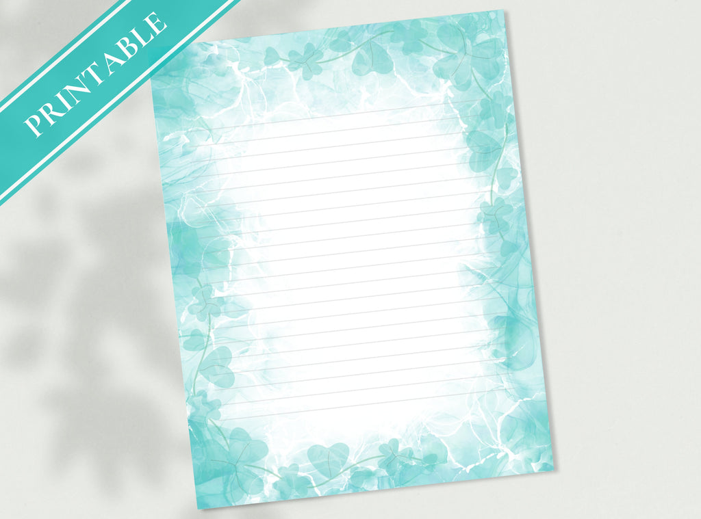 Shamrock Clover Stationery