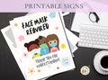 Face Mask Required Signs – Printable Set of 5