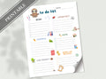 Funny Sloth To-Do List Printable
