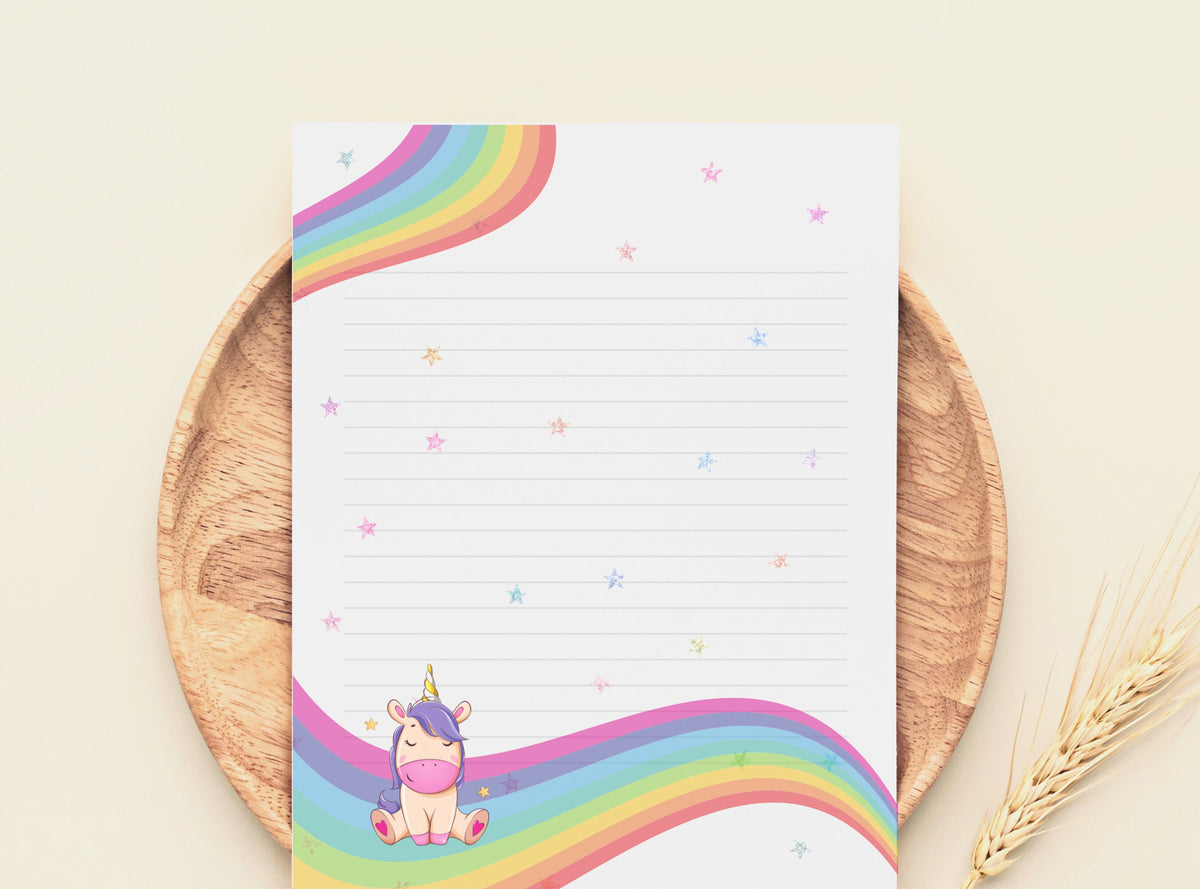 Happy Unicorn Stationery