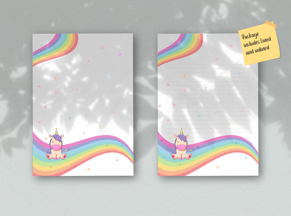 Happy Unicorn Stationery