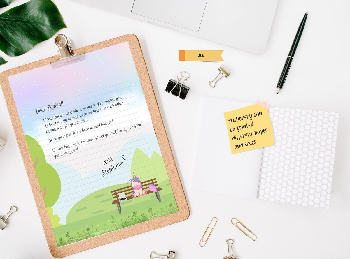 Unicorn Gump Stationery