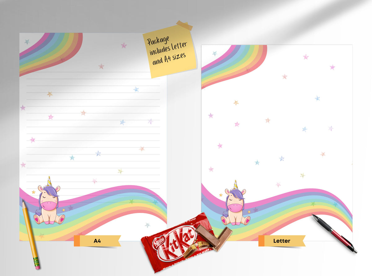 Happy Unicorn Stationery