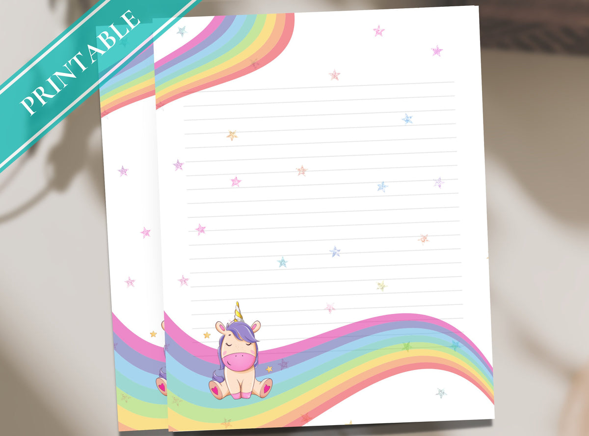 Happy Unicorn Stationery