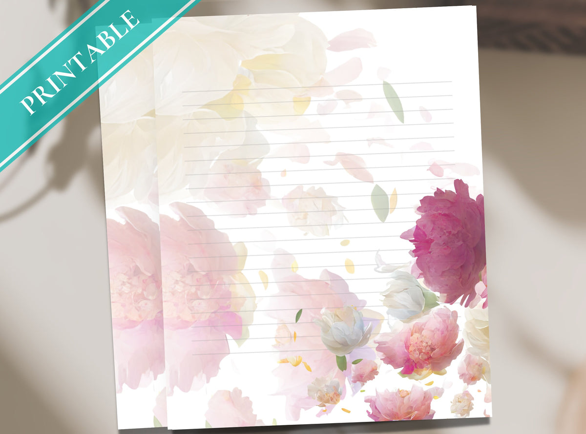 Peony Stationery