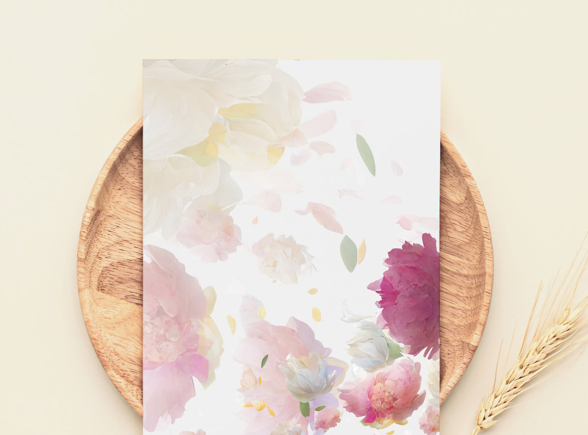Peony Stationery