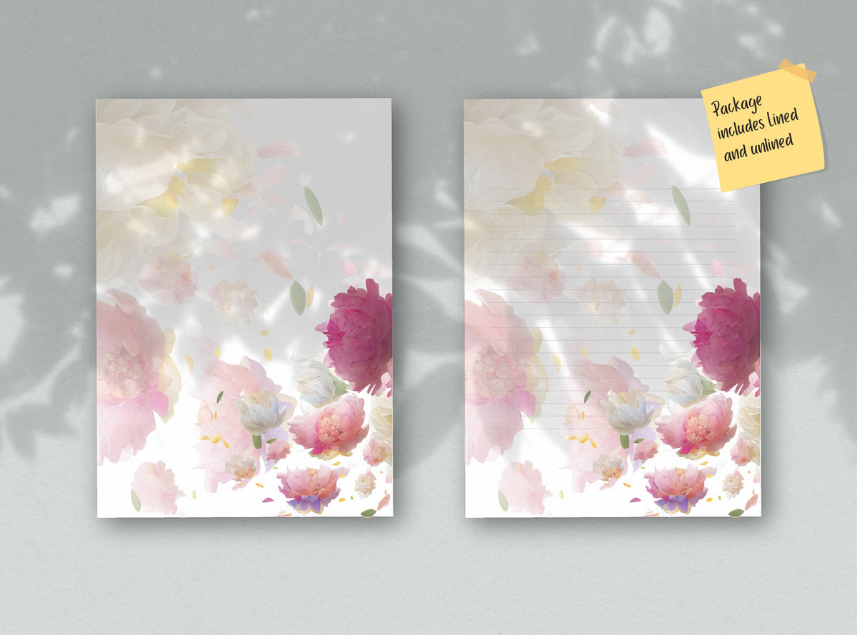 Peony Stationery