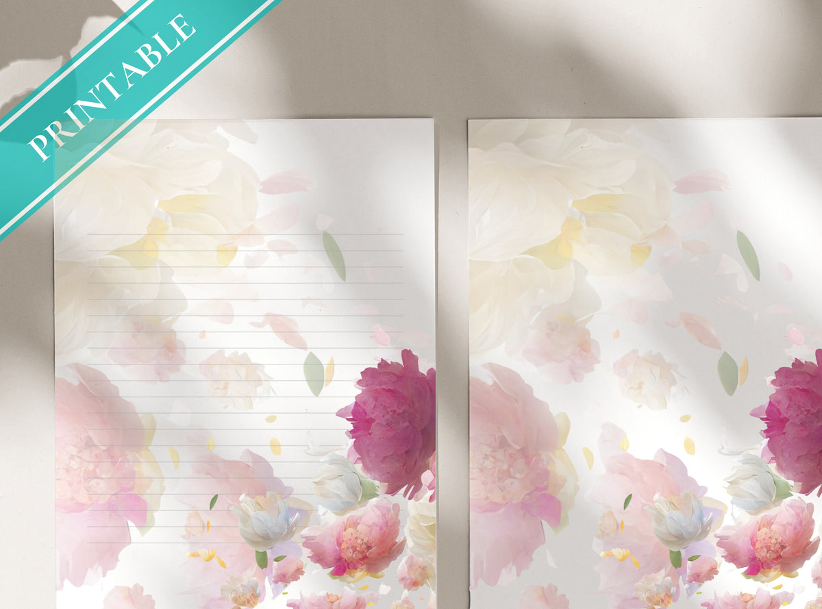Peony Stationery