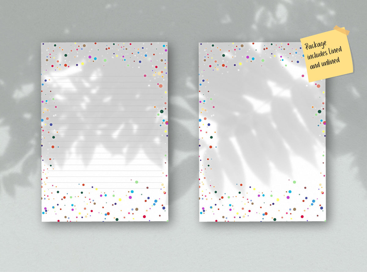 Polka Dot Stationery