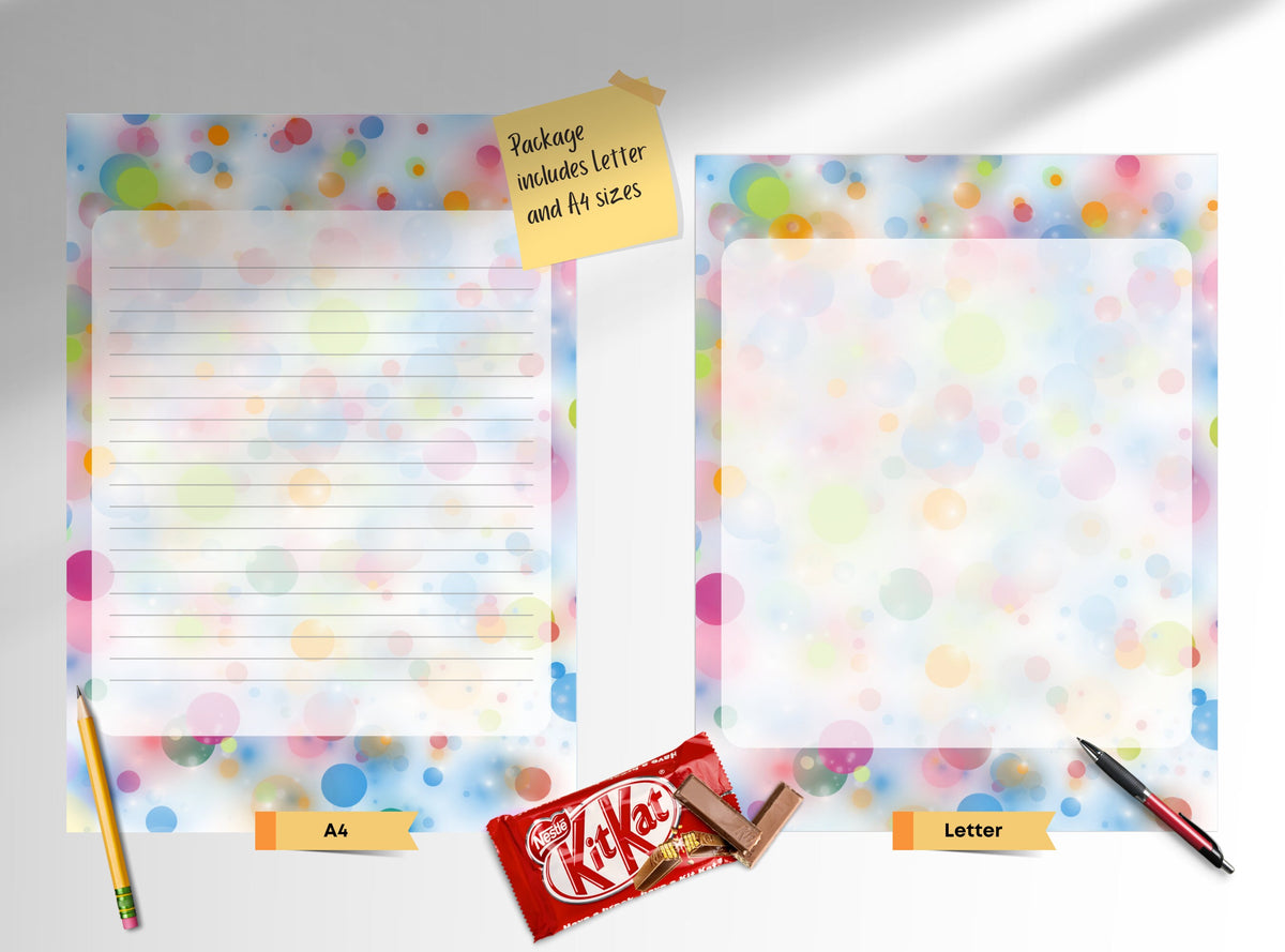 Bubbles Glow Stationery