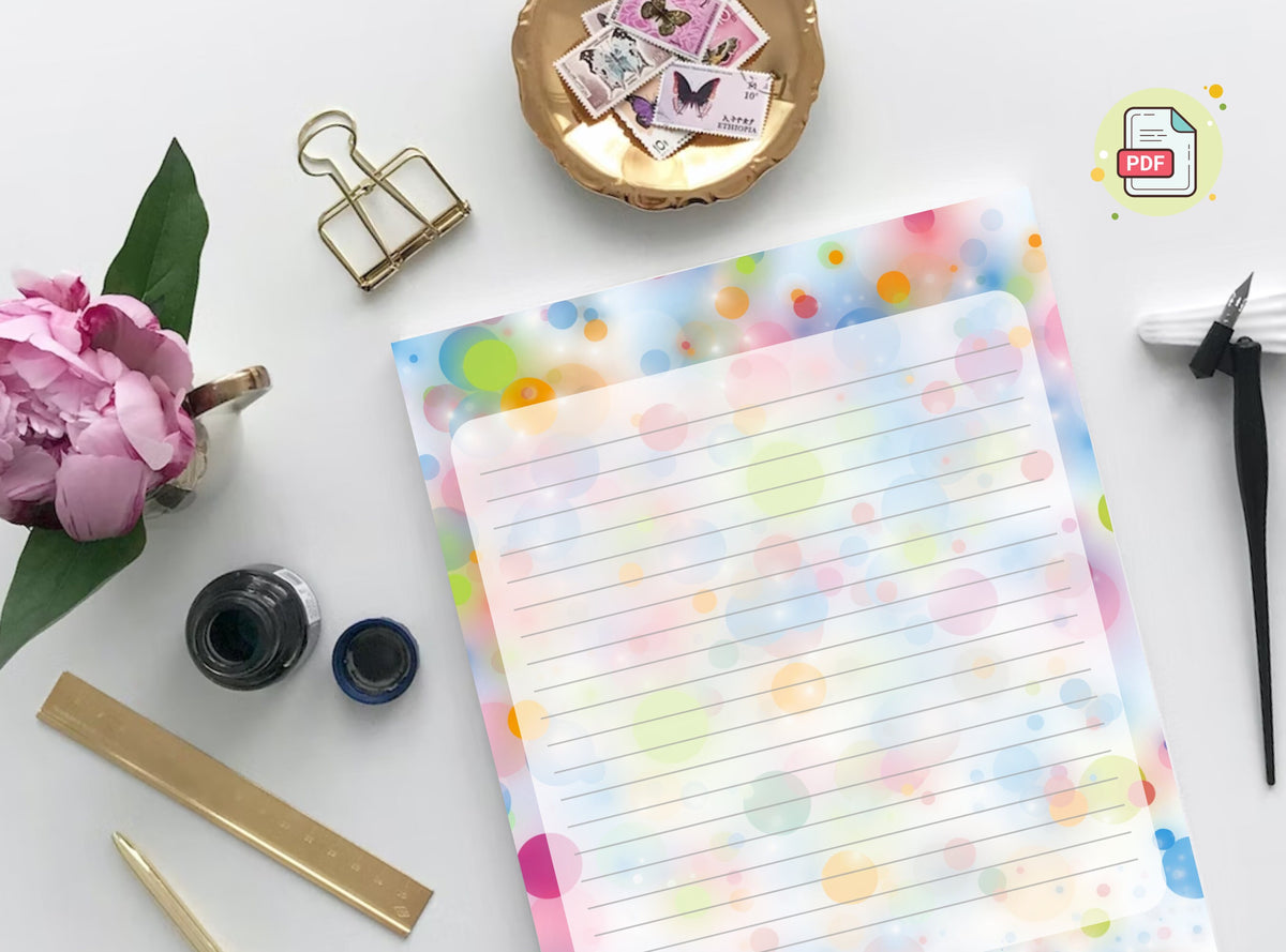 Bubbles Glow Stationery