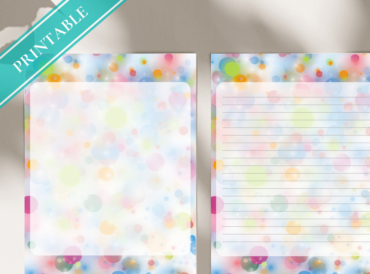 Bubbles Glow Stationery