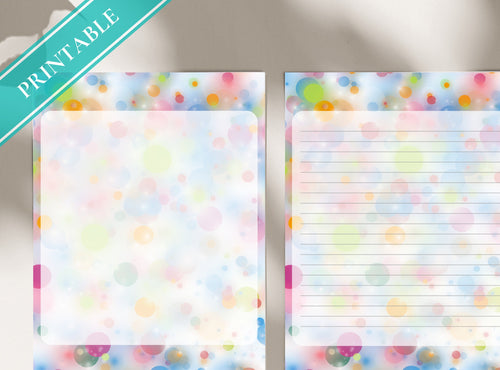 Bubbles Glow Stationery