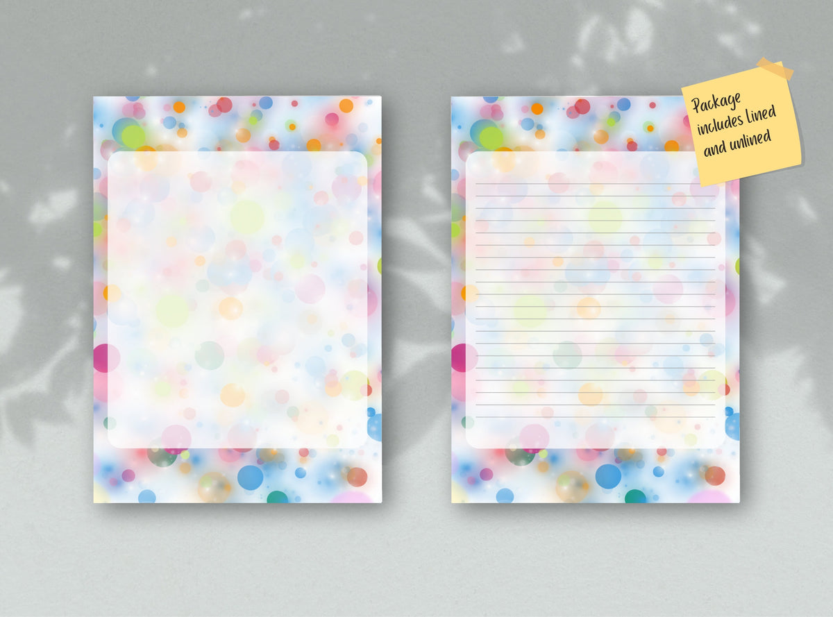 Bubbles Glow Stationery
