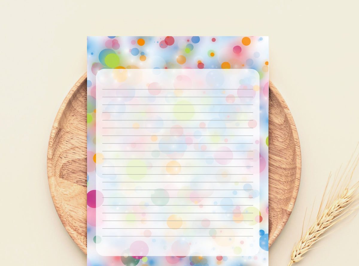 Bubbles Glow Stationery