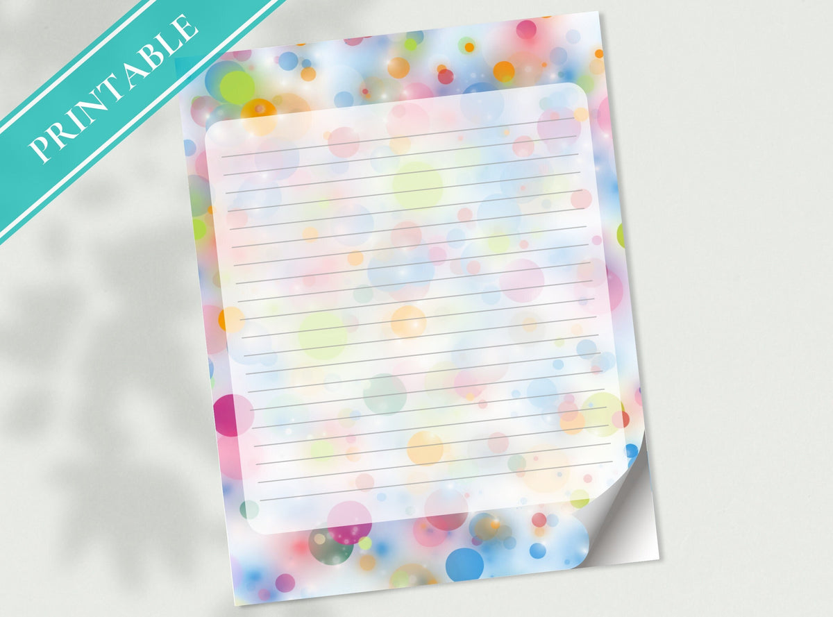 Bubbles Glow Stationery