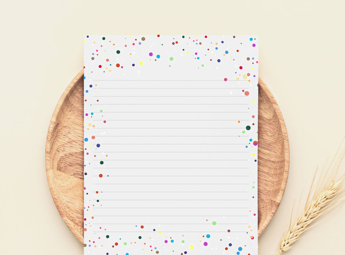 Polka Dot Stationery