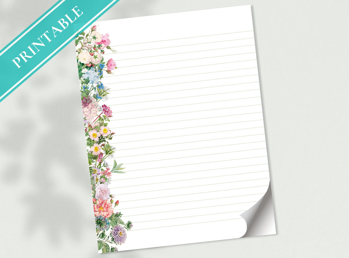 Vintage Flowers Stationery