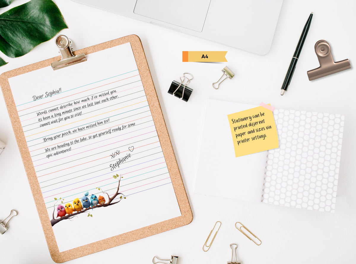 Happy Birdies Stationery