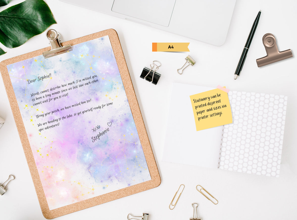 Purple Sky Stationery
