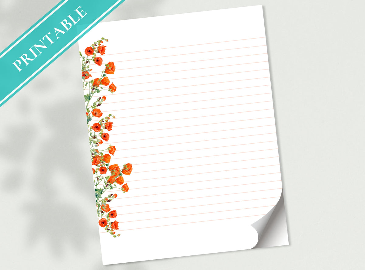 Poppies Stationery