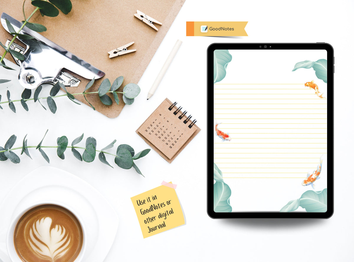Koi Fish Stationery