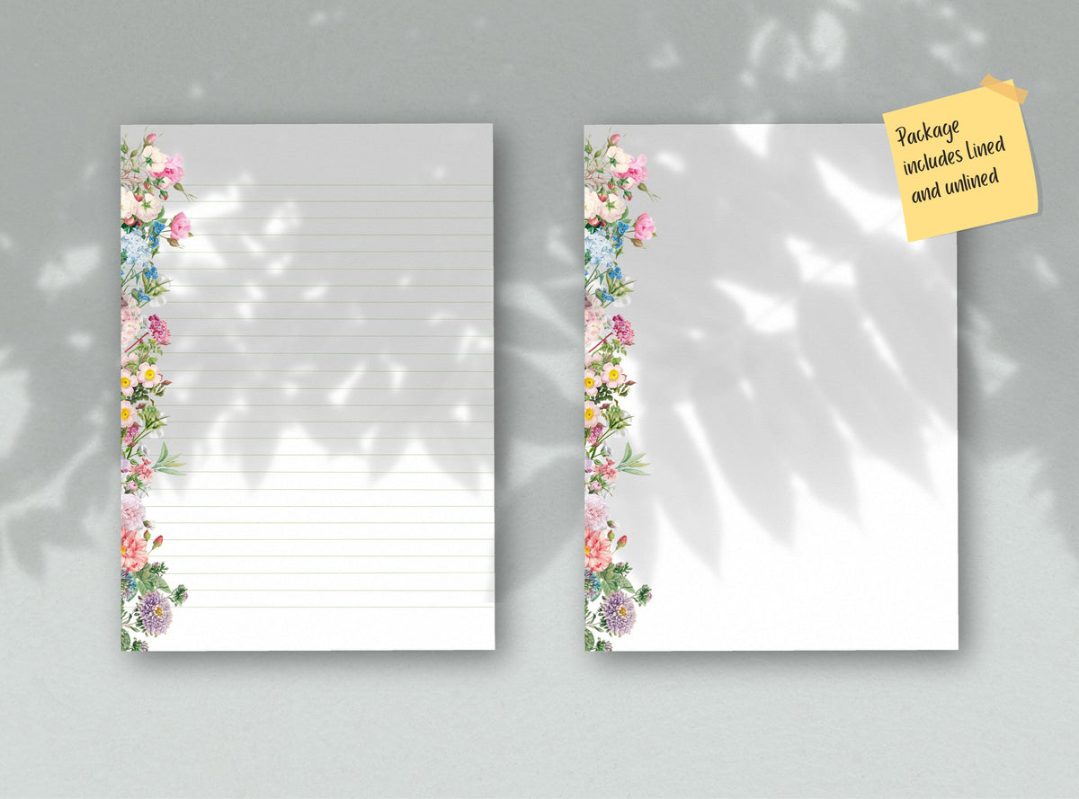 Vintage Flowers Stationery