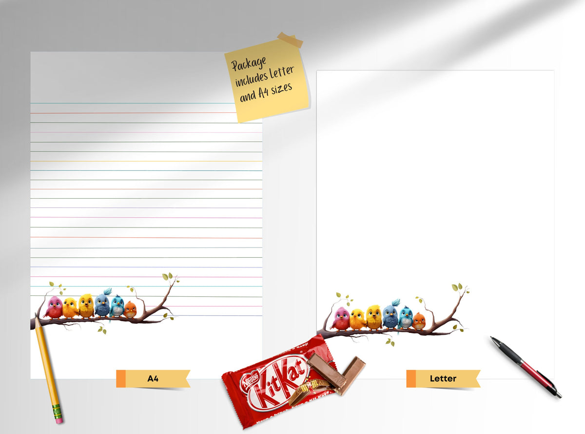Happy Birdies Stationery