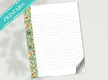 Vintage Chinese Floral Stationery