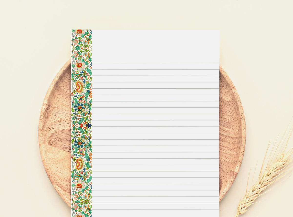 Vintage Chinese Floral Stationery