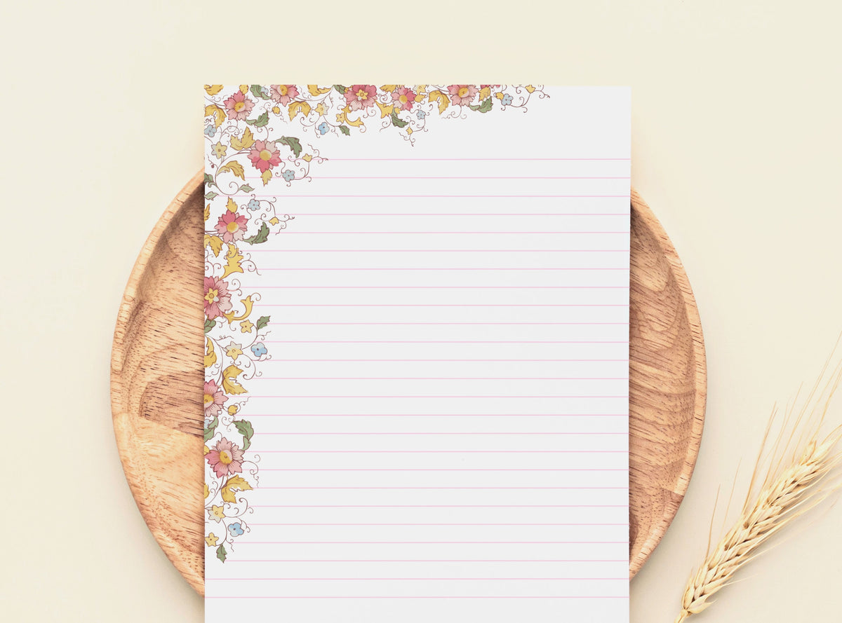 Noritake Floral Stationery