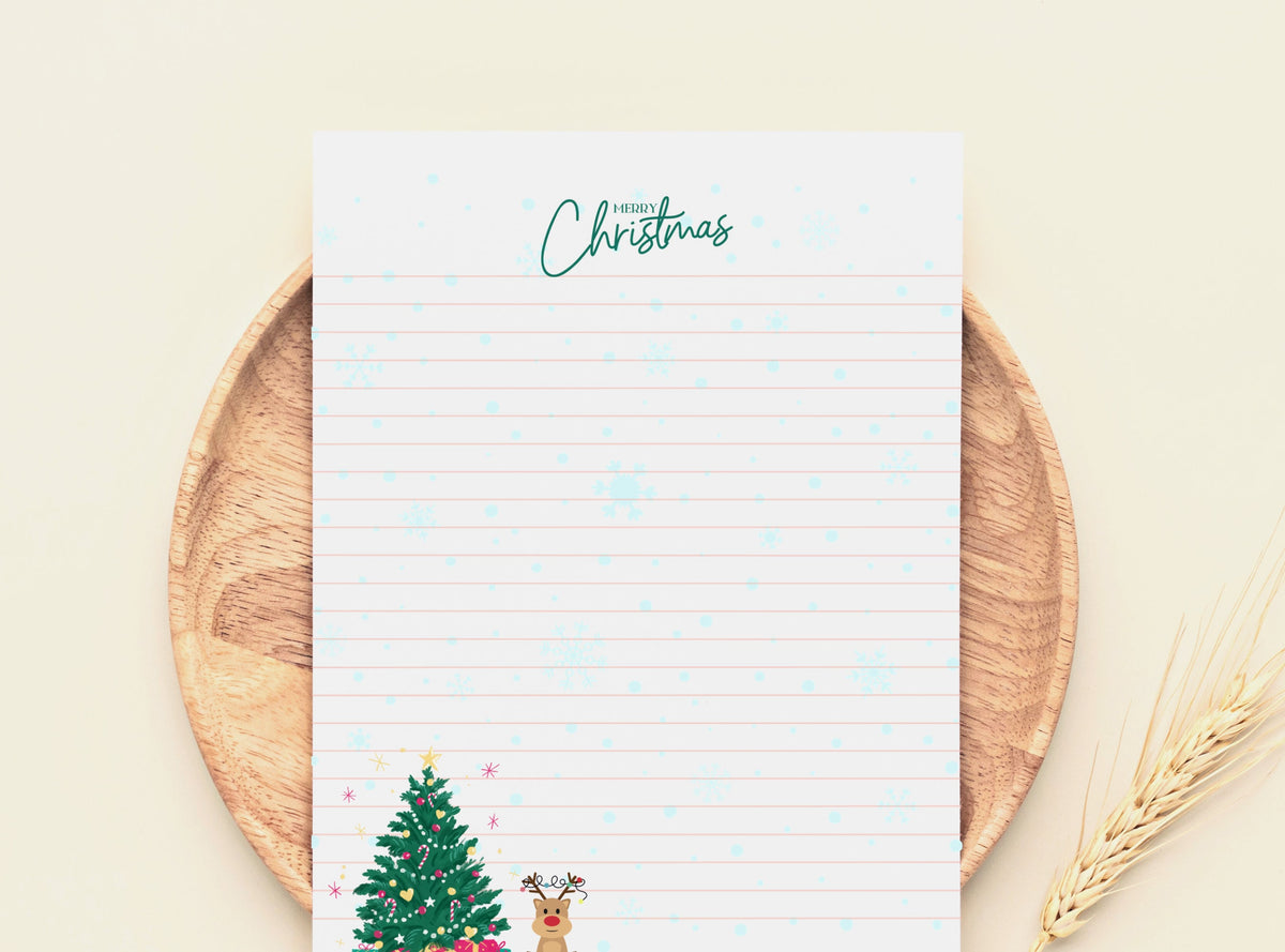 Christmas Tree & Reindeer Stationery