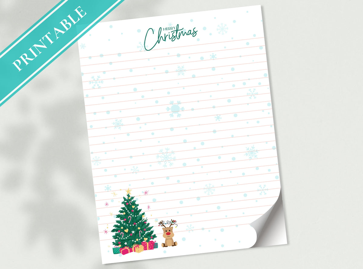 Christmas Tree & Reindeer Stationery
